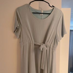 Mint Blue Maternity Dress